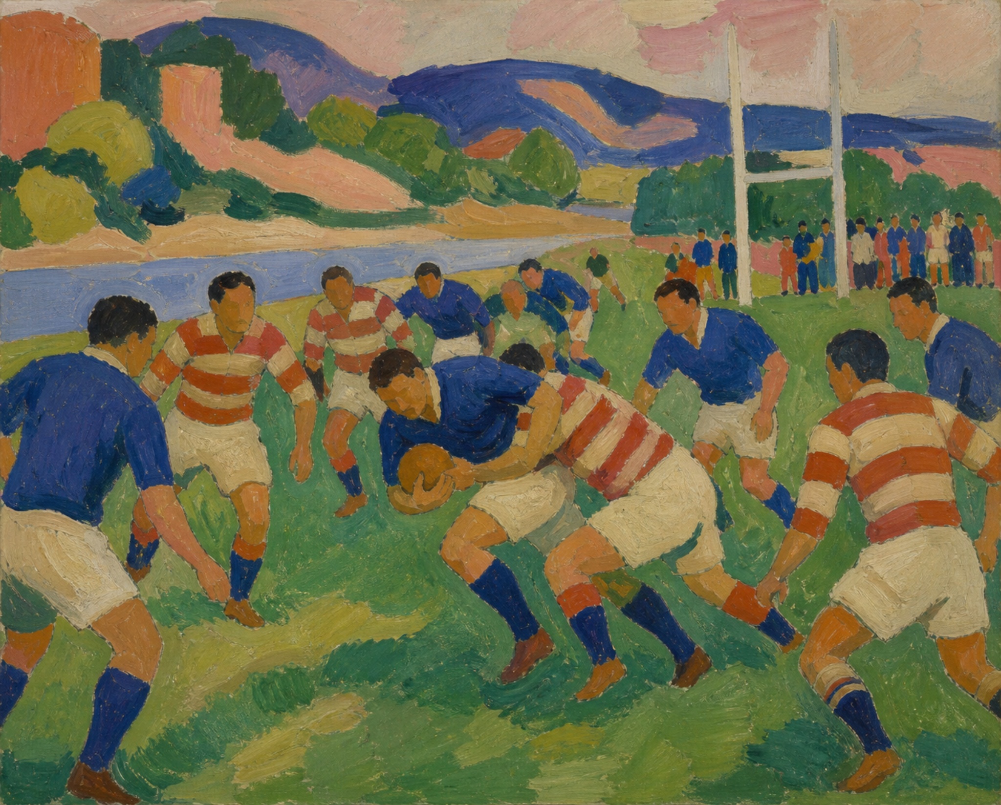 Rugby match — representing the elite athletes we treat
